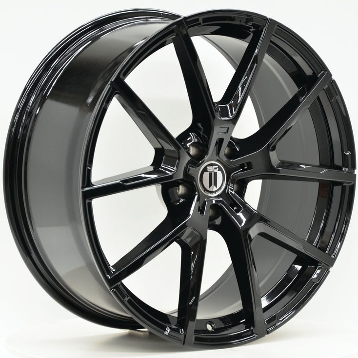 Load image into Gallery viewer, RF16 19 Inch Staggered ET35 Gloss Black