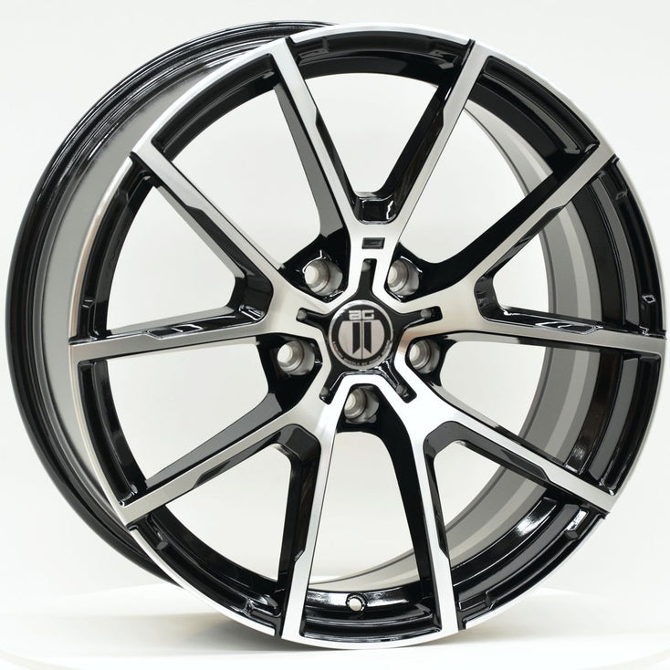 Load image into Gallery viewer, RF16 19 Inch Staggered ET35 Black Machined