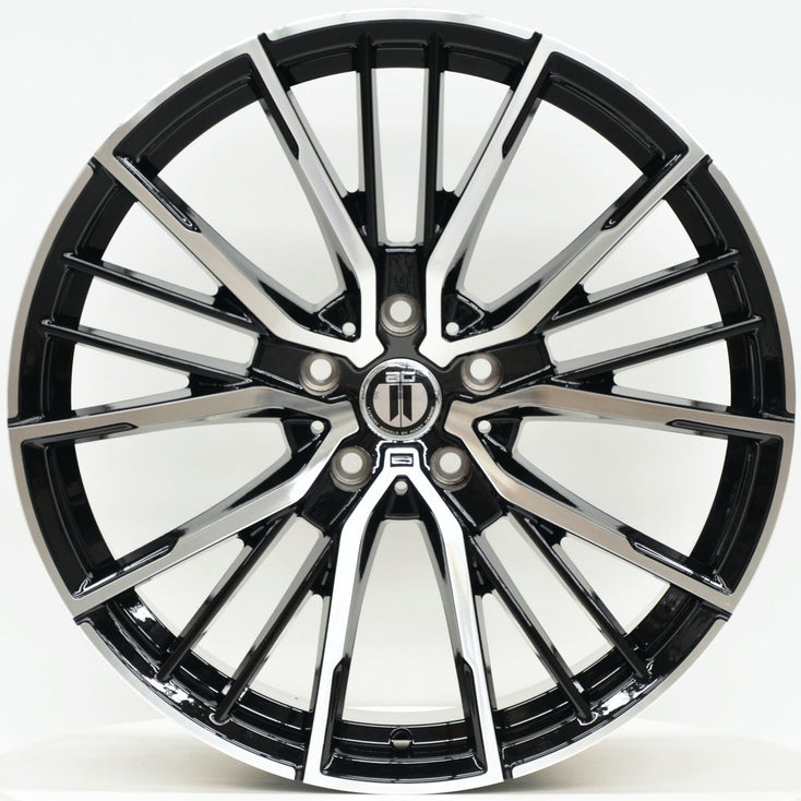 Load image into Gallery viewer, RF18 20 Inch Staggered ET35 5/120 Black Machined