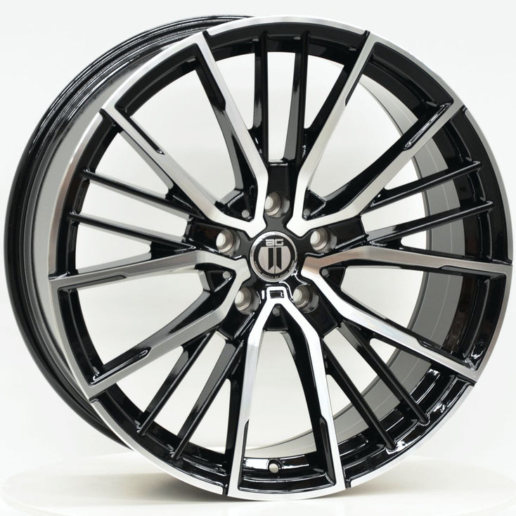 Load image into Gallery viewer, RF18 20 Inch Staggered ET35 5/120 Black Machined