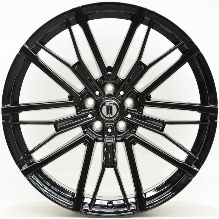 Load image into Gallery viewer, RF22 21 Inch Staggered ET27 5/112 Gloss Black