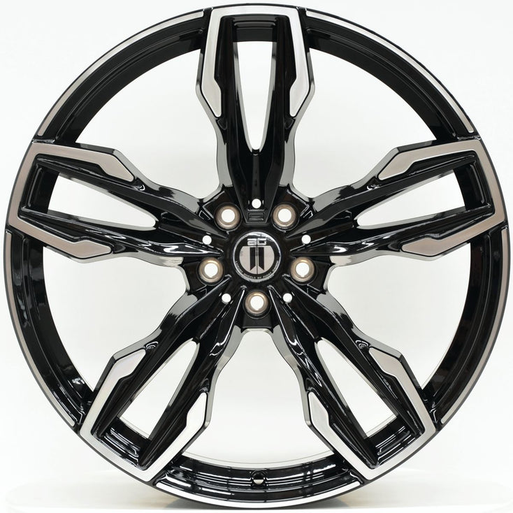 Load image into Gallery viewer, RF30 20 Inch Staggered ET27 5/112 Black Machined