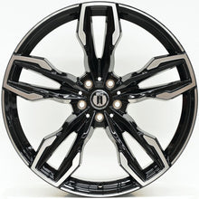 Load image into Gallery viewer, RF30 20 Inch Staggered ET27 5/112 Black Machined