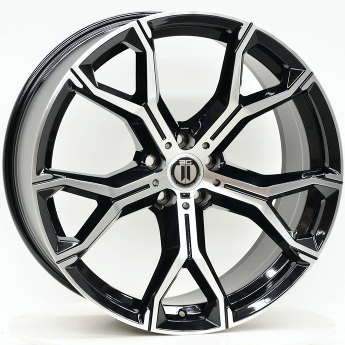 GX65 21 Inch Staggered Black Machined - BMW X5/X6 G05/G06