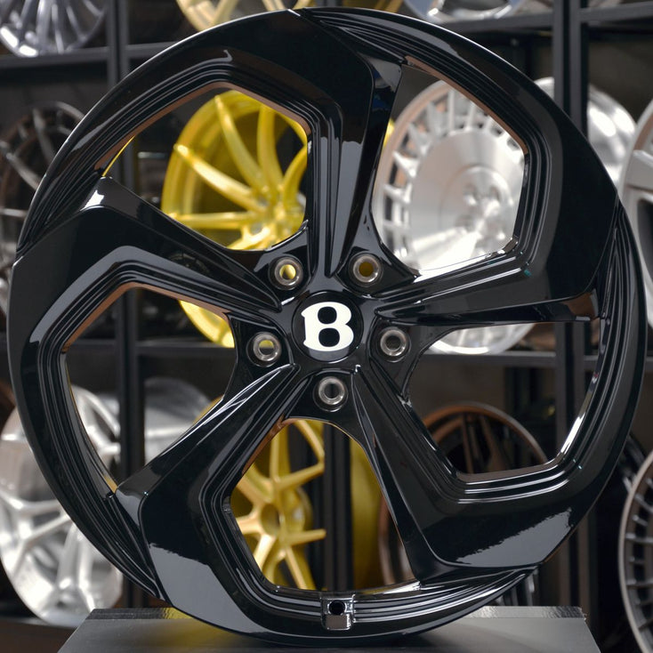 Load image into Gallery viewer, Forged BNT06 Gloss Black 22 Inch Wheels - Bentley Bentayga