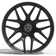 Load image into Gallery viewer, Forged MB138 OEM Plus 20 Inch Staggered Wheels Black Machined Lip - Mercedes E63 AMG W213
