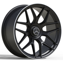 Load image into Gallery viewer, Forged MB138 OEM Plus 20 Inch Staggered Wheels Black Machined Lip - Mercedes E63 AMG W213
