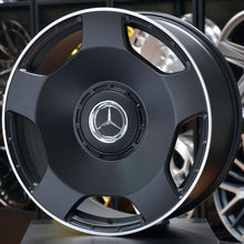 Load image into Gallery viewer, Forged MB120 Black Machined Lip 23 Inch Wheels - Mercedes G63 AMG G-Wagon