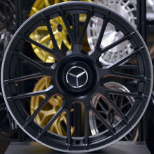 Load image into Gallery viewer, Forged MB135 Black Machined Lip 19/20 Inch Staggered Wheels - Mercedes C63 AMG Coupe C205