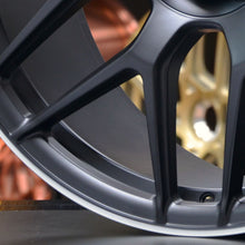 Load image into Gallery viewer, Forged MB138 Black Machined Lip 20 Inch Staggered Wheels - Mercedes C63 AMG Coupe C205
