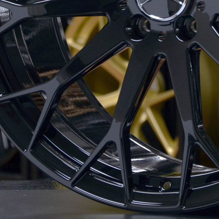 Load image into Gallery viewer, Forged MB162 Gloss Black 20 Inch Staggered Wheels - Mercedes C43 AMG W206
