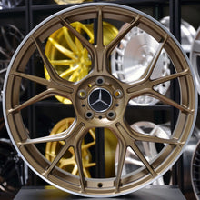 Load image into Gallery viewer, Forged MB165 Bronze Machined Lip 20 Inch Staggered Wheels - Mercedes C43 AMG W206
