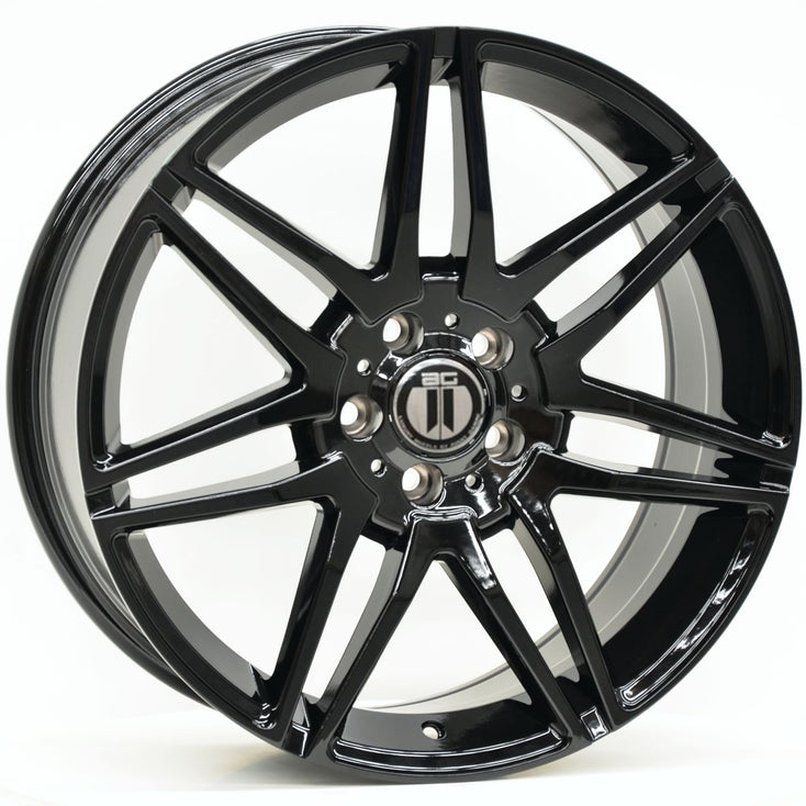 Load image into Gallery viewer, AM320 18x8 ET45 Gloss Black