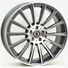 Load image into Gallery viewer, AM500 19 Inch Staggered ET35 Grey Machined Face
