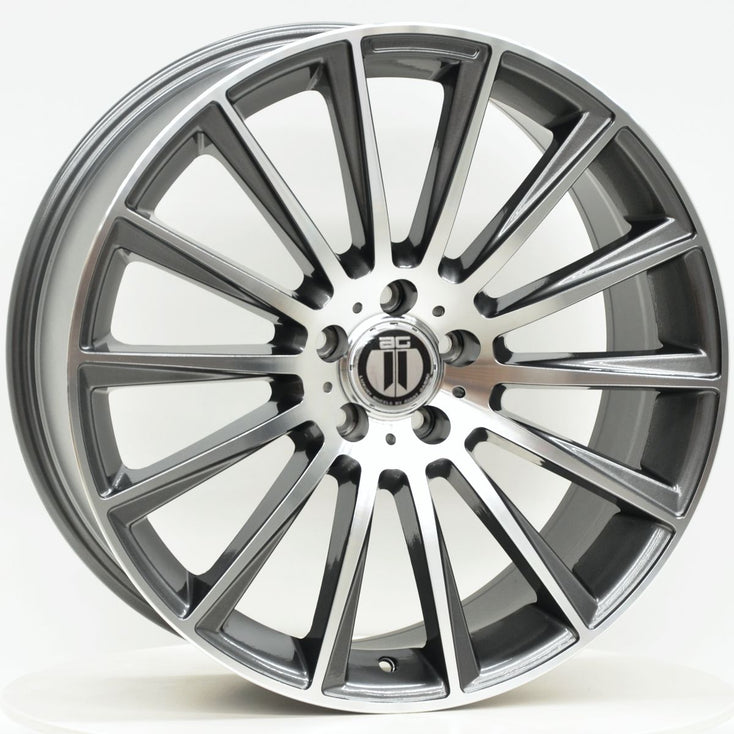 Load image into Gallery viewer, AM500 20x8.5 ET42 5/112 Grey Machined Face