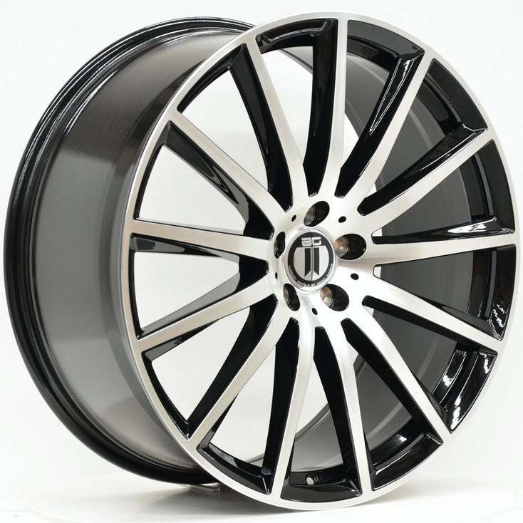 Load image into Gallery viewer, AM501 22 Inch Staggered Black Machined Face