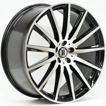 Load image into Gallery viewer, AM501 22 Inch Staggered Black Machined Face