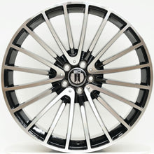 Load image into Gallery viewer, AM600 22x10 ET50 5/112 Black Machined Face