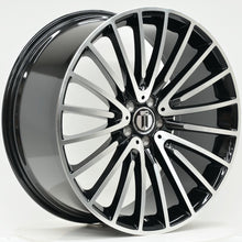 Load image into Gallery viewer, AM600 22x10 ET50 5/112 Black Machined Face