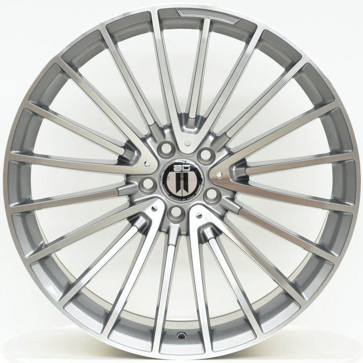 Load image into Gallery viewer, AM600 20 Inch Staggered ET45 Grey Machined Face