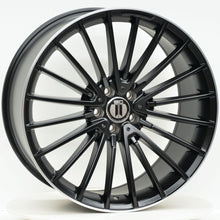Load image into Gallery viewer, AM600 19 Inch Staggered ET45 Black Machined Lip
