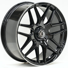 Load image into Gallery viewer, AM636 20 Inch Staggered ET35 Gloss Black Machined Lip
