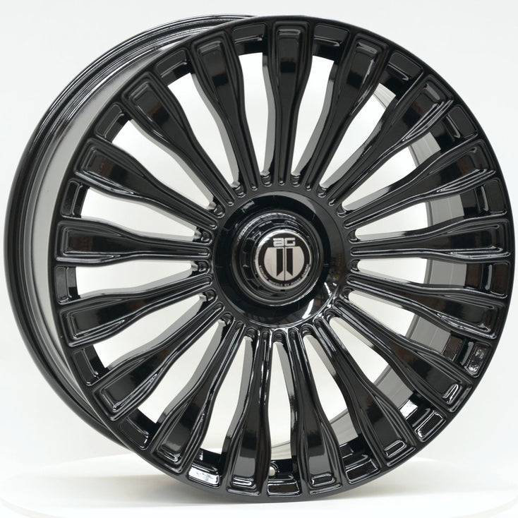 Load image into Gallery viewer, AM650 20 Inch Staggered ET35 Gloss Black