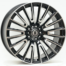 Load image into Gallery viewer, AM655 22x10 ET36 5/130 Black Machined Face