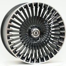 Load image into Gallery viewer, AM670 22x9.5 ET30 5/112 Black Machined Face
