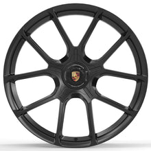 Load image into Gallery viewer, Forged PS6 OEM Plus 20/21 Inch Staggered Wheels Satin Black - Porsche 911/992
