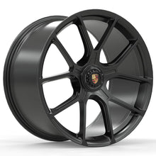 Load image into Gallery viewer, Forged PS6 OEM Plus 20/21 Inch Staggered Wheels Satin Black - Porsche 911/992
