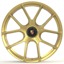 Load image into Gallery viewer, Forged PS6 OEM Plus 20 Inch Staggered Wheels Gold - Porsche 911/991
