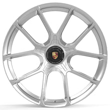 Load image into Gallery viewer, Forged PS6 OEM Plus 20 Inch Staggered Wheels Brushed Silver - Porsche 718
