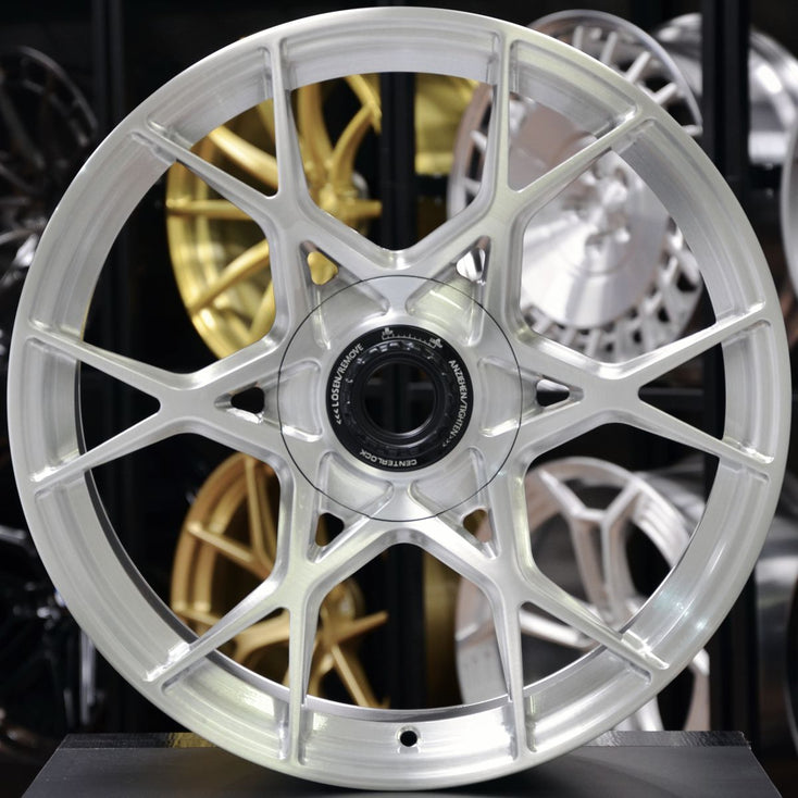 Load image into Gallery viewer, Forged PS08 Silver 19 Inch Wheels - Porsche 911 Carrera 996 997 Narrow Body C2S
