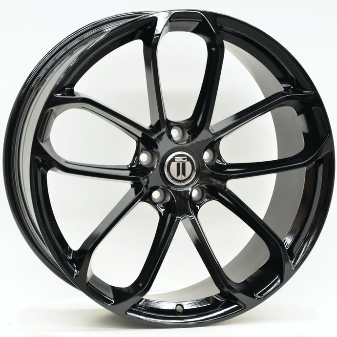 FORM 22 Inch Staggered Gloss Black Wheels - PORSCHE CAYENNE 9Y