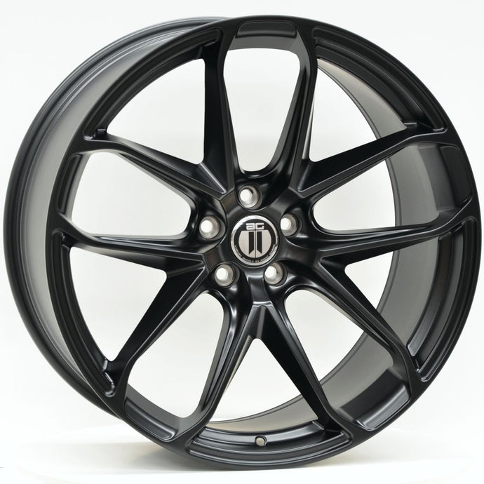 FORM 21 Inch Staggered Satin Black Wheels - PORSCHE MACAN