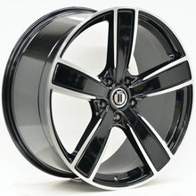 Load image into Gallery viewer, GTS 22 Inch 5/130 Black Machined Wheels - PORSCHE CAYENNE
