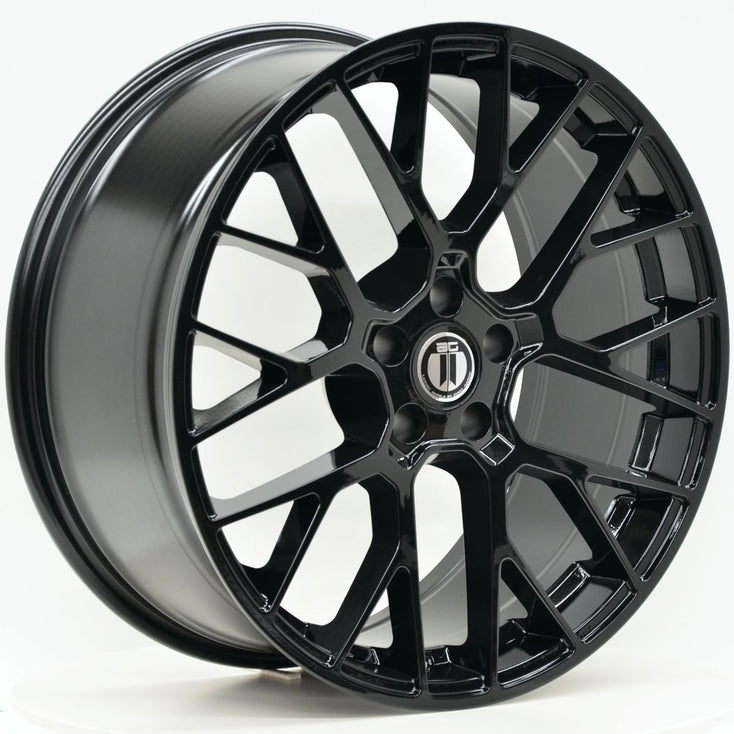 Load image into Gallery viewer, HYBRID 19 Inch Staggered Gloss Black Wheels - PORSCHE BOXSTER, CAYMAN