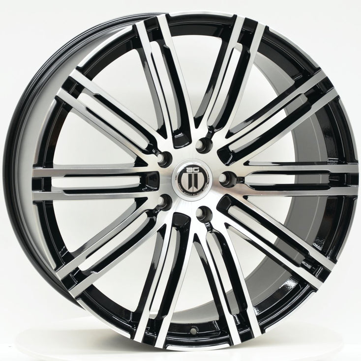 Load image into Gallery viewer, K10 21 Inch 5/130 Black Machined Wheels - PORSCHE CAYENNE