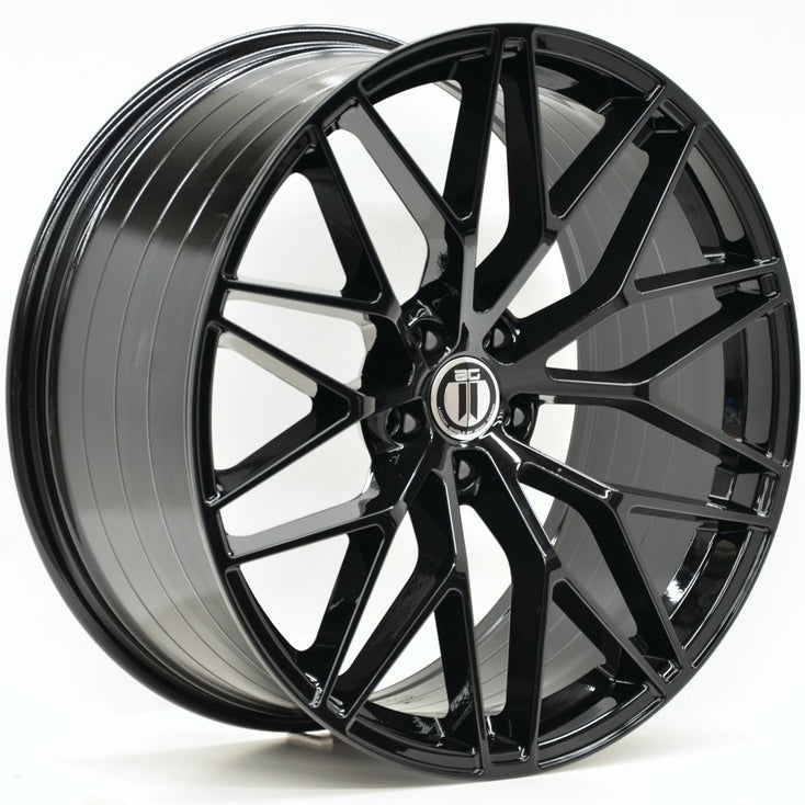 Load image into Gallery viewer, SPYDER 21 Inch Staggered Gloss Black Wheels - PORSCHE MACAN