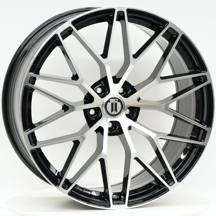 Load image into Gallery viewer, SPYDER 21 Inch Staggered Black Machined Wheels - PORSCHE MACAN