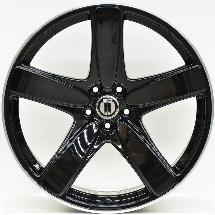 Load image into Gallery viewer, STAR 21 Inch Staggered Black Machined Lip Wheels - PORSCHE MACAN