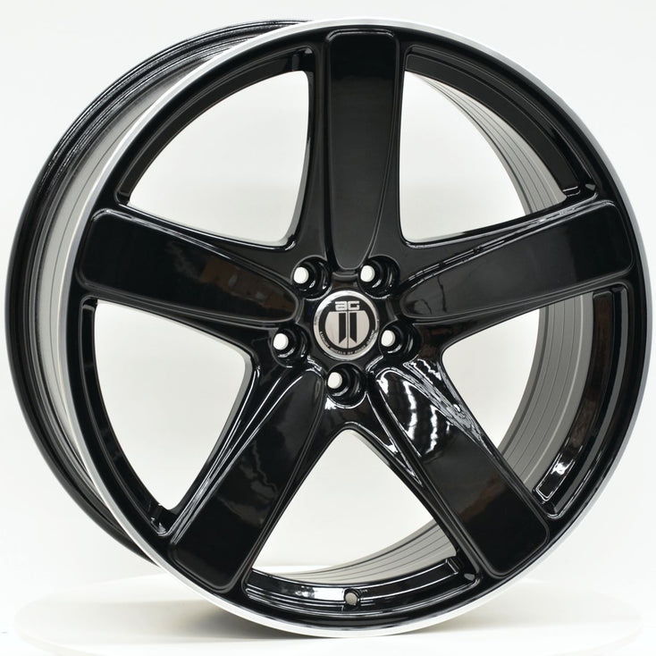 Load image into Gallery viewer, STAR 21 Inch Staggered Black Machined Lip Wheels - PORSCHE MACAN