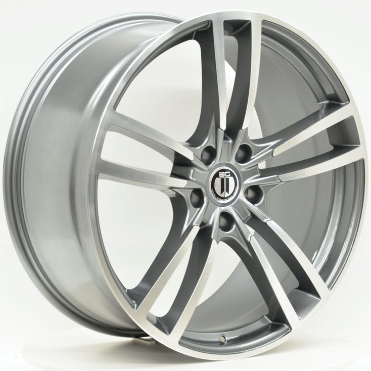 Load image into Gallery viewer, TURBO 22 Inch 5/130 Grey Machined Wheels - PORSCHE CAYENNE