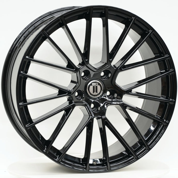 Load image into Gallery viewer, V10 22 Inch Staggered Gloss Black Wheels - PORSCHE CAYENNE 9Y
