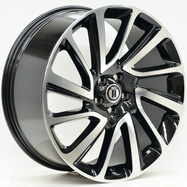 Load image into Gallery viewer, CLAW 22x9.5 5/120 Black Machined - LAND ROVER DISCOVERY / DEFENDER