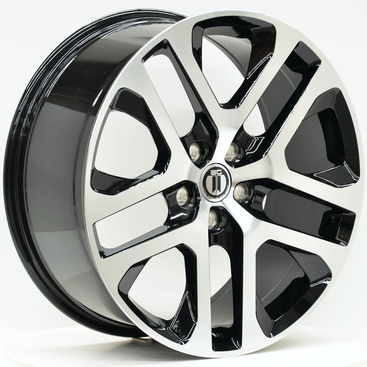 Load image into Gallery viewer, FRAG 20x8.5 5/120 Black Machined - LAND ROVER DISCOVERY / DEFENDER