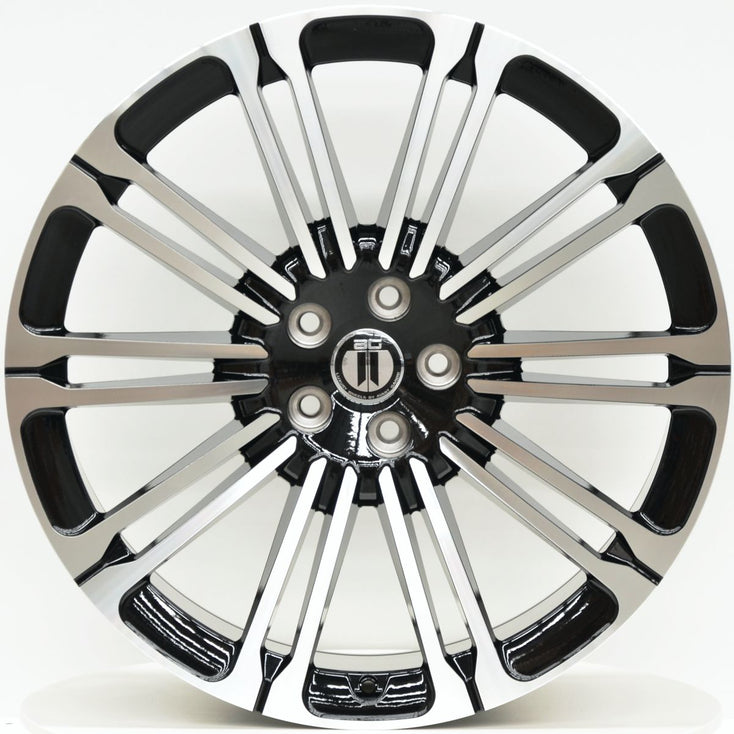 Load image into Gallery viewer, HAMMER 22x9.5 5/120 Black Machined - LAND ROVER DISCOVERY / DEFENDER