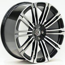 Load image into Gallery viewer, HAMMER 22x9.5 5/108 Black Machined - RANGE ROVER EVOQUE / VELAR
