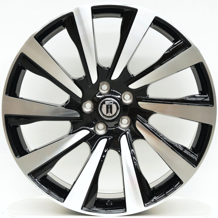 Load image into Gallery viewer, STATUS 24x10 5/120 Black Machined - RANGE ROVER SPORT